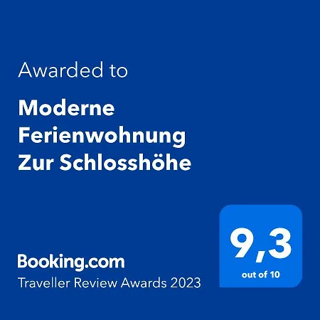 Moderne Ferienwohnung Zur Schlosshoehe Лизер Экстерьер фото